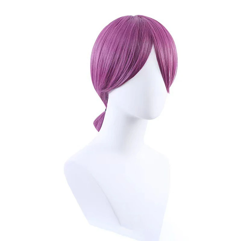 Reze personnage couvre-chef Bar effectuer vêtements accessoires violet tresses perruque couverture Anime tronçonneuse homme bombe démon bombe rôle perruque