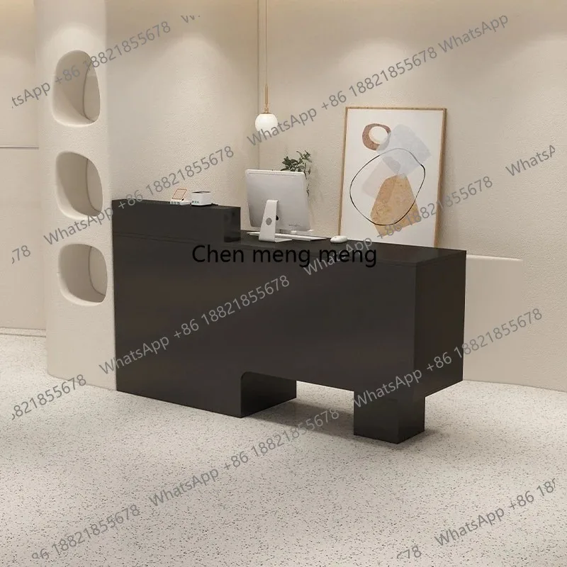 

Small bar reception table Clothing store Hair salon Reception desk simple modern luxury mueble para negocio business furniture