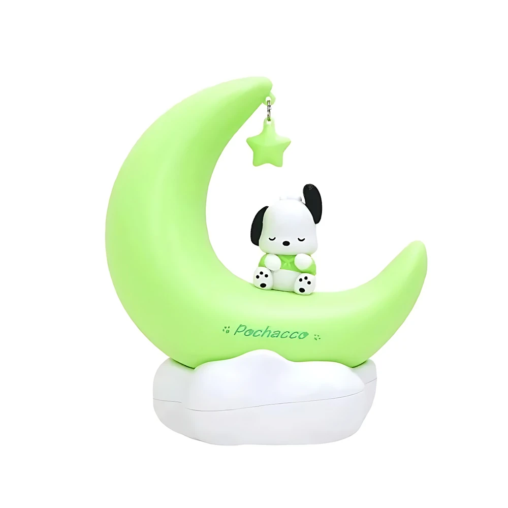 MINISO Sanrio Nightlight Anime Kuromi/Melody Moonbud Sweet Sleep Bedlight Desk Decoration Desk Lamp Kawaii Christmas Gift image 5