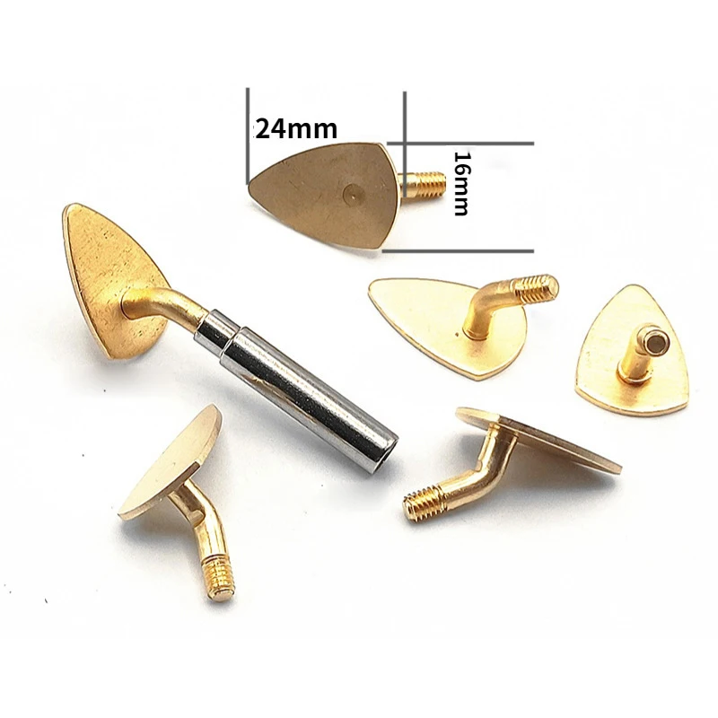 Mini Iron for Doll Clothes 60W Small Craft Iron with Adjustable Temperature Replaceable Tip for Patches Shoes Hats - Easy to Use image 3