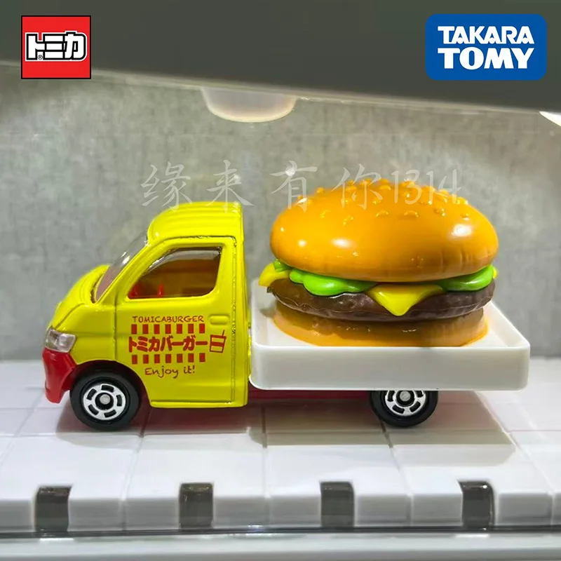 Игрушечный грузовик Takara Tomy Tomica из сплава, модель No 54 Toyota Hamburger, маленький грузовой транспортный автомобиль, обучающая игра для детей