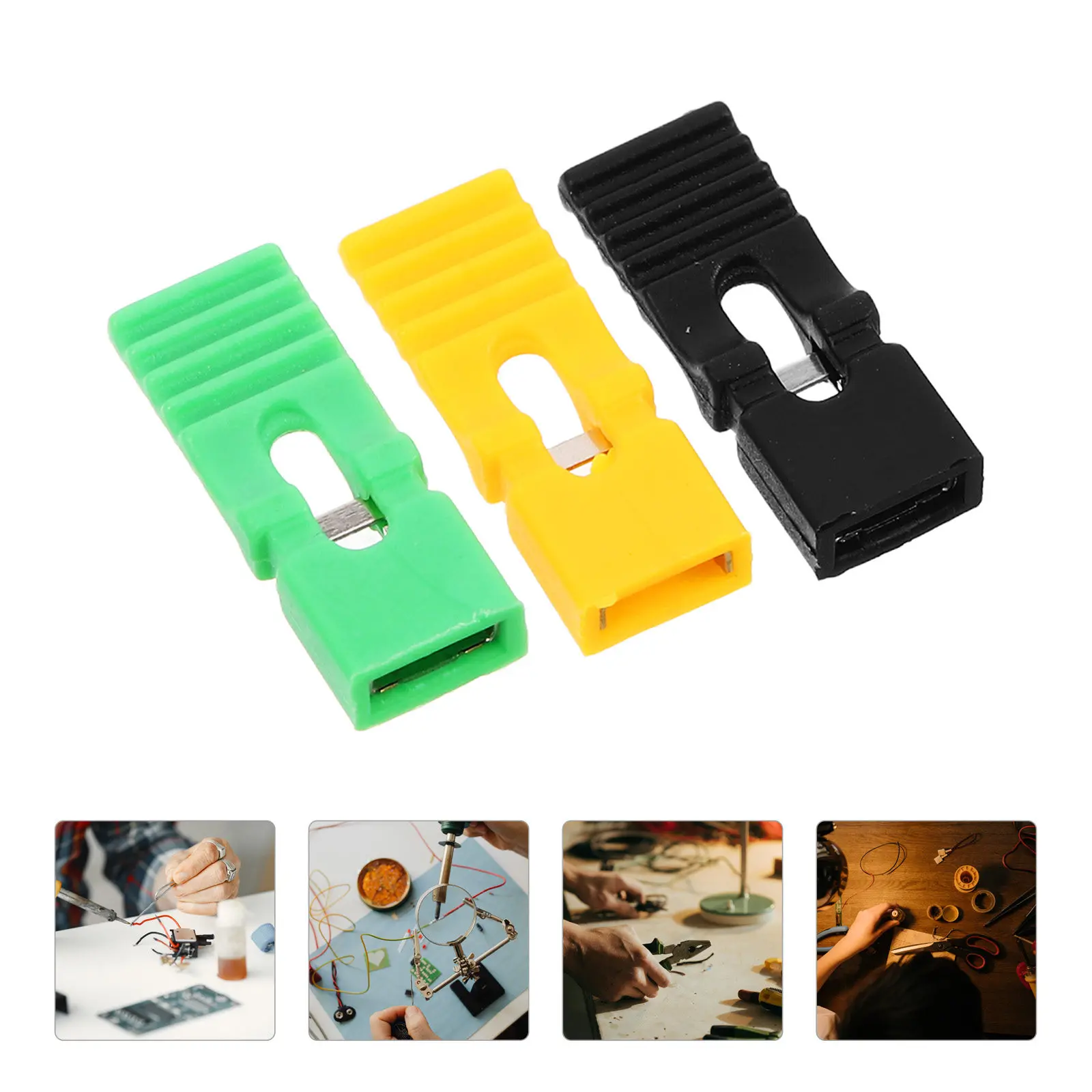 

60Pcs 2.54mm Standard Pin Header Jumper Caps Short Block Shunts for Electronics Repair DIY Circuit Board Motherboard Hard Drive