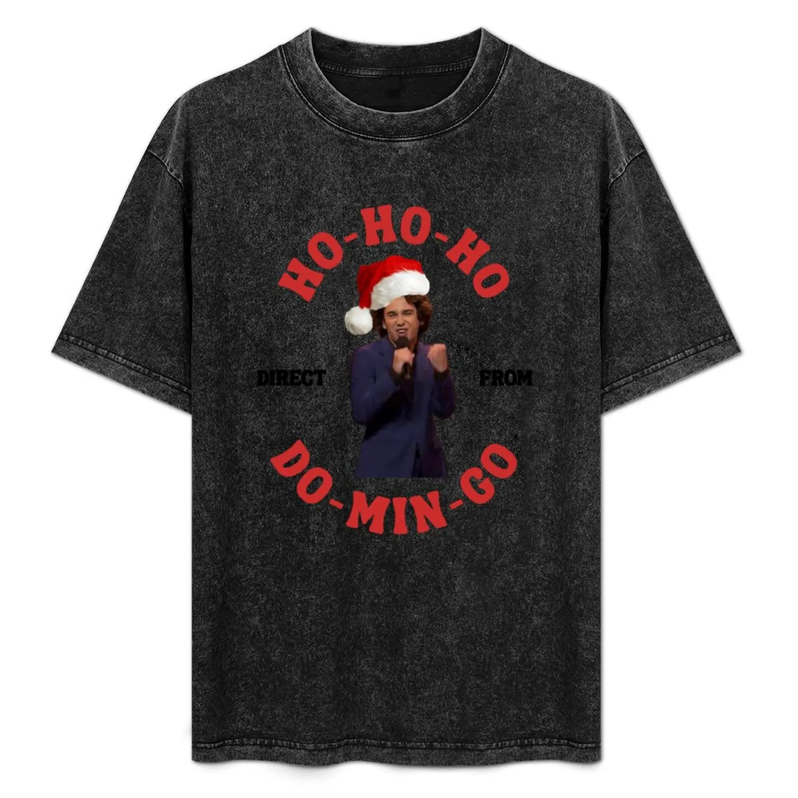 

Ho-Ho-Ho Domingo T-Shirt Casual Simple Design Short Sleeve Shirt
