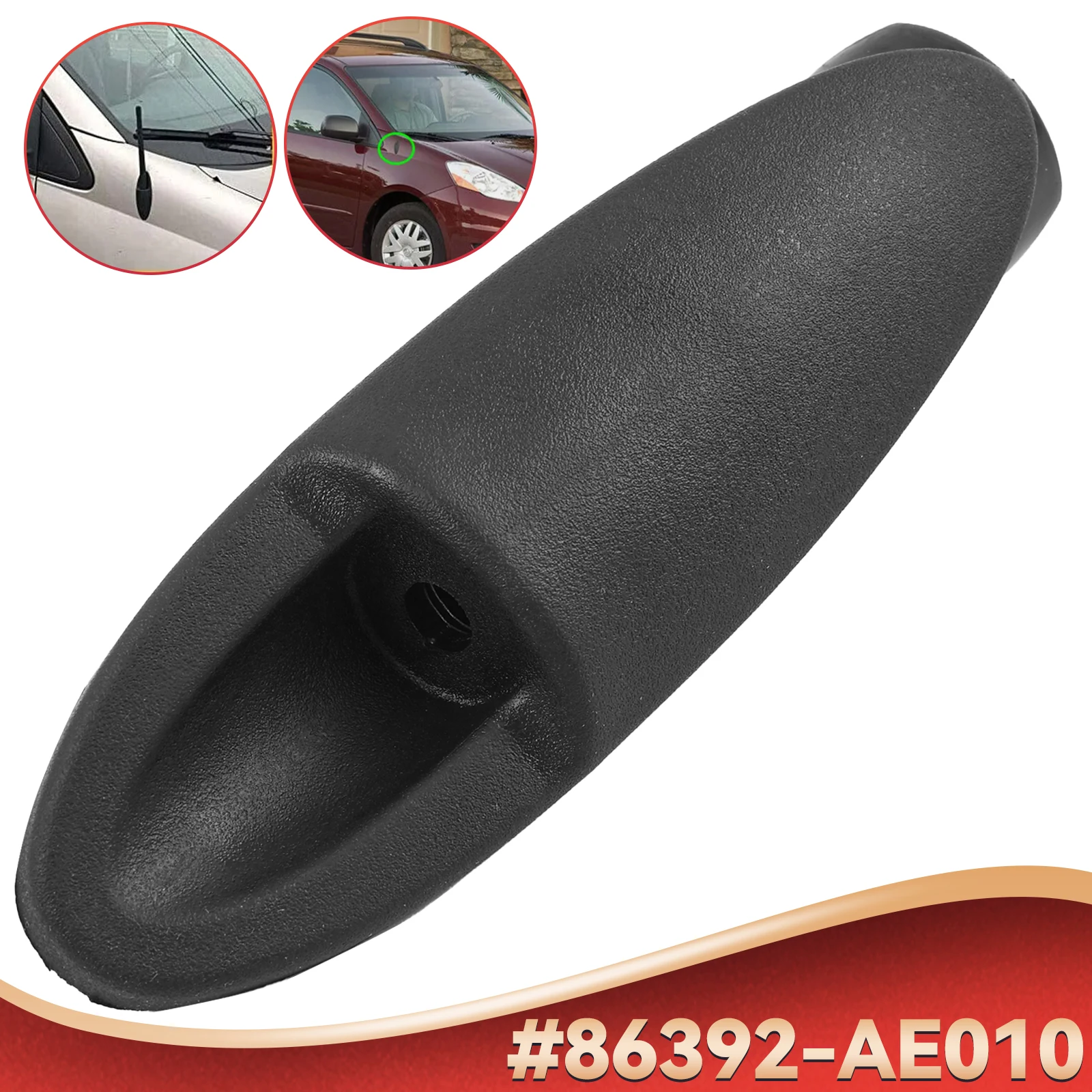 1PC Car Aerial Antenna Pedestal For Toyota Sienna 2004 2005 2006 2007 2008 2009 2010 86392-AE010 Car Antenna Base Bezel Ornament