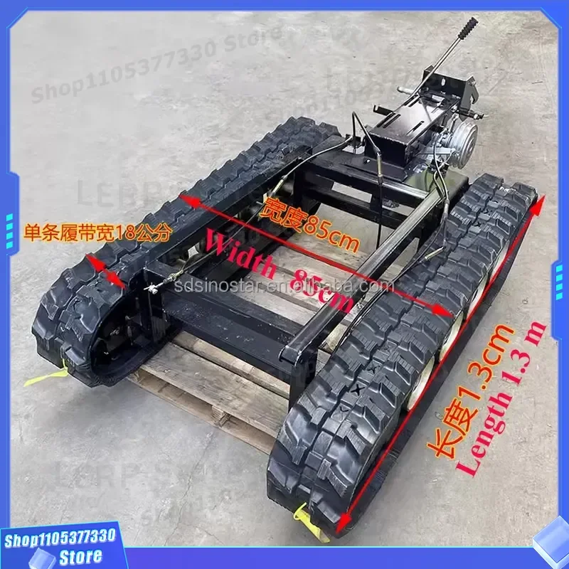 High Quality Rubber Track Chassis For Tractor Durable Tank Crawler Undercarriage Replacement Parts Heavy Duty Agricultural