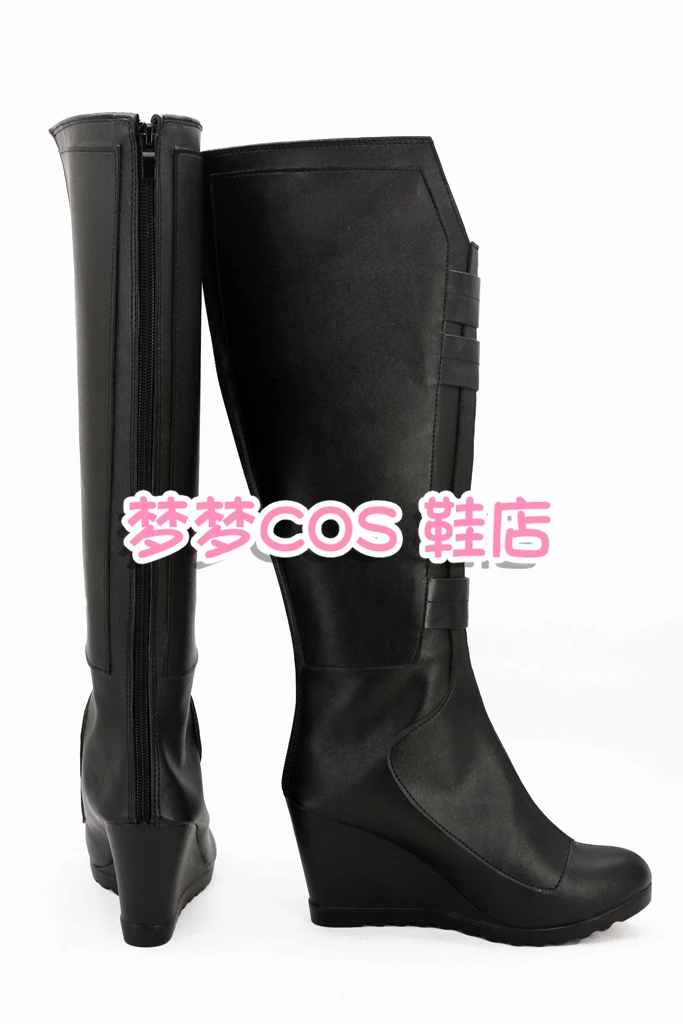 大人女性スーパーヒーローウィドウナターシャ・ロマノフブラックバトルコスプレ靴ブーツハロウィン仮装ブーツ