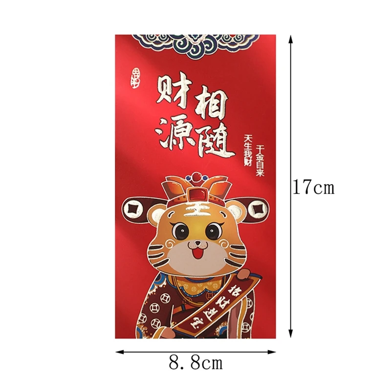 36 Pcs Chinese Red Envelopes Year Of The Tiger Lucky Money Red Packet Hong Bao For Spring Festival Supplies