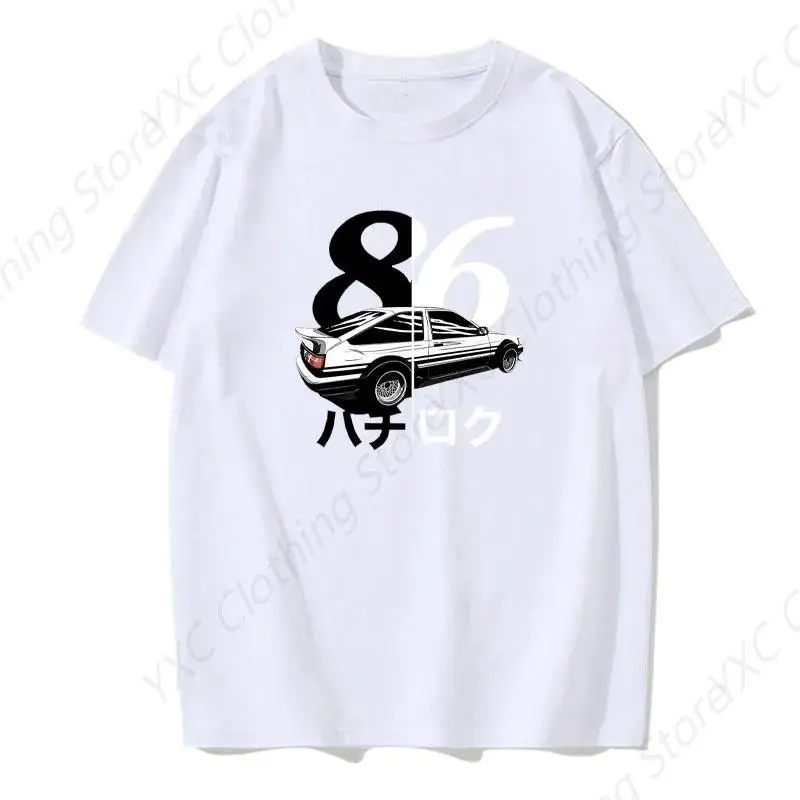 

Retro Car Print Men's T-shirt- Short Sleeve Crew Neck Soft Fitted Tees S - 6XL Fresh Classic Basic Tshirts