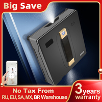 Robot Window Vacuum Cleaner ABIR WD8,Dual Ultrasonic Spray, APP&Remote Control, Smart Home Glass Mop,Auto Wall Cleaning Robot