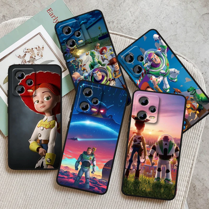 Toy Story Buzz Lightyear For Xiaomi Redmi Note 13 12R 12 12S Turbo 11 11T 11S 10 10S Pro Plus 5G Black Back Phone Case