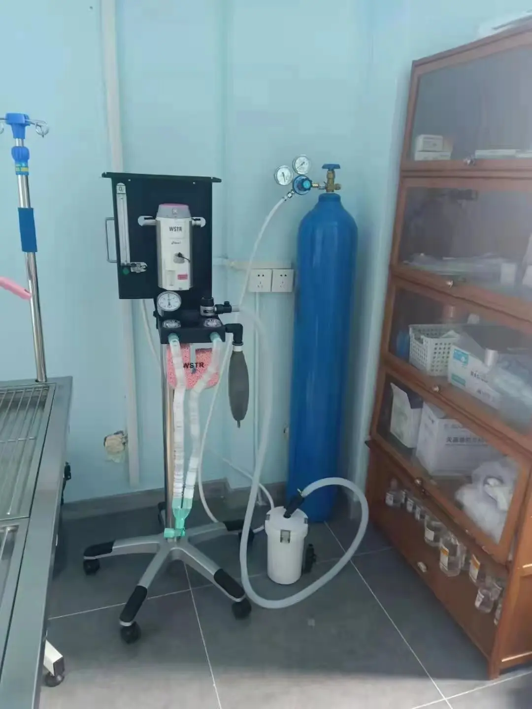 Reusable Anaesthetic Waste Gas Canister Absorption Tank Veterinary Equipment