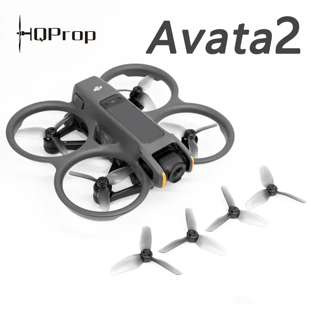 HQProp 3X3X3 T3X3.2X3 T3X3X4 3-Zoll Graue Polycarbonat-Propeller Kompatibel mit DJI Avata 2 FPV Racing Drohne Ersatz-Propeller-Teile