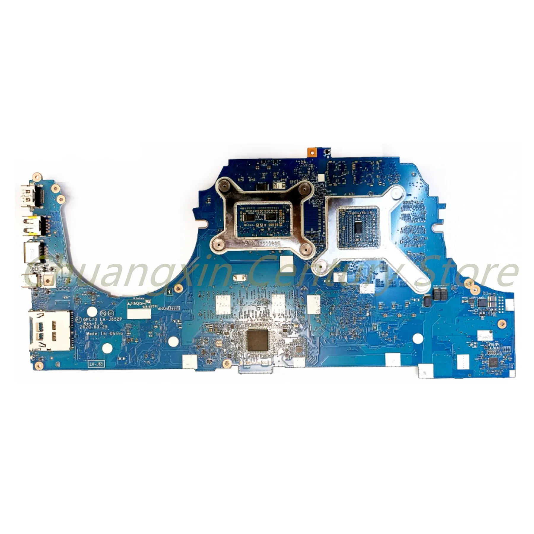 Suitable for HP Pavilion 17-cd laptop motherboard GPC70 LA-J652P with I7-10750H CPU GTX1660TI/RTX2060 6GB GPU100% Tested Fully