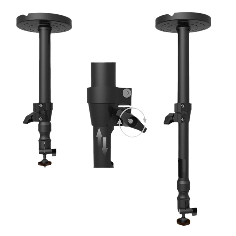 Colgador de proyector ajustable de 360 °, soporte de montaje en pared de Metal, 1/4