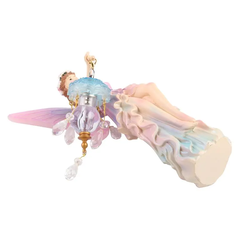 [NEW!ABSV】 Flower Fairy Wall Lamp,Flower Fairy Light With Wings,Battery Operated Decorative Wall Sconce For Girl's Room