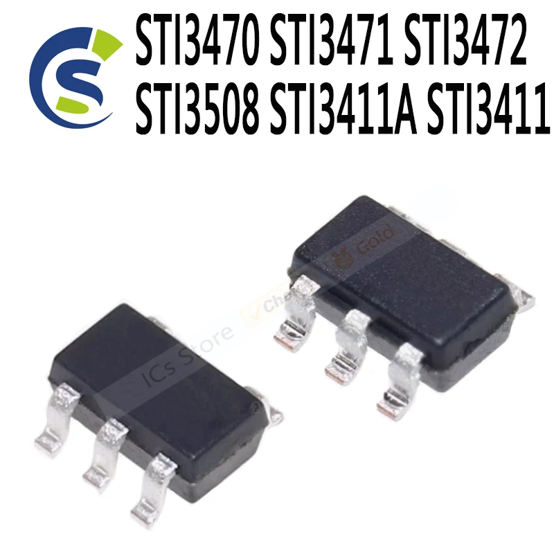 10PCS/lot New and Original 3470 S47B SOT23-6 SOT23-5 IC best quality STI3470 STI3471 STI3472 STI3508 STI3411A STI3411