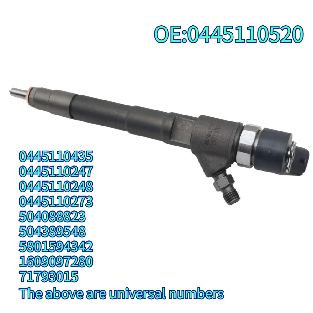 Original high quality new for 0445110520 0445110435 0445110247 New Diesel Fuel Injector For 3.0 D 504088823 71793015