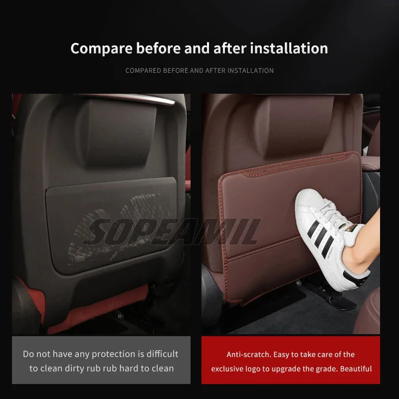 Ochraniacz na oparcie fotela samochodowego, torba do przechowywania na tylne siedzenie Jeep Compass Gladiator Patriot Commander Wrangler JK JL Grand Cherokee Renegade