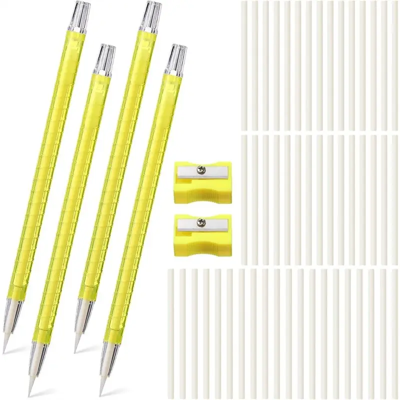 

【CHRISTMAS 】Sewing Tailor Chalk Pencil Chalk Refills And White Fabric Marker Refills- Long-Lasting Set For DIY For Pattern Proje