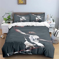 Fashion No2 Basketball Star K-Kawhi L-Leonard Print Bedding Sets Bed Supplies Set Duvet Cover Bed Comforter Set Bedding Set Gift