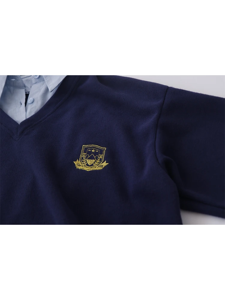 2025 Herbst Winter Frauen gefälschte zwei Stücke Pullover japanische Y2k Hoodie Adrette Sweatshirts Stickerei Langarm 2000er Jahre