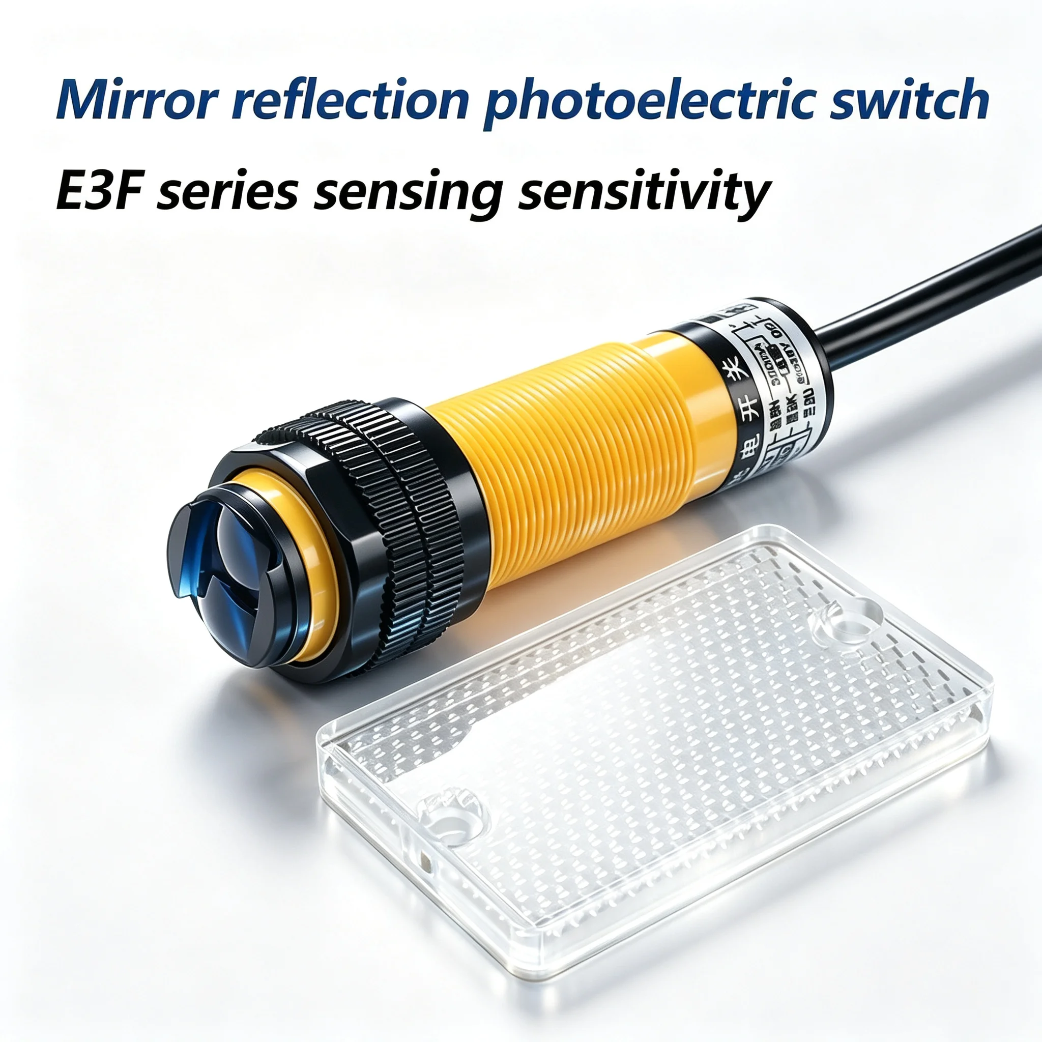 Feedback Reflective Photoelectric Switch E3F-R2NK NPN PNP DC5-36V Detection Range 2m Adjustable NK/N2/P1/P2/Y1/Y2 Infrar Sensor