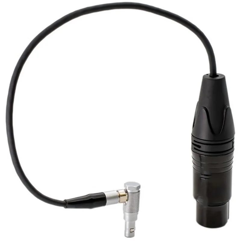 3 Pin XLR Female to Right Angle Push Pull 0B 5 Pin Male Audio Cable for ARRI Alexa Mini LF Camera