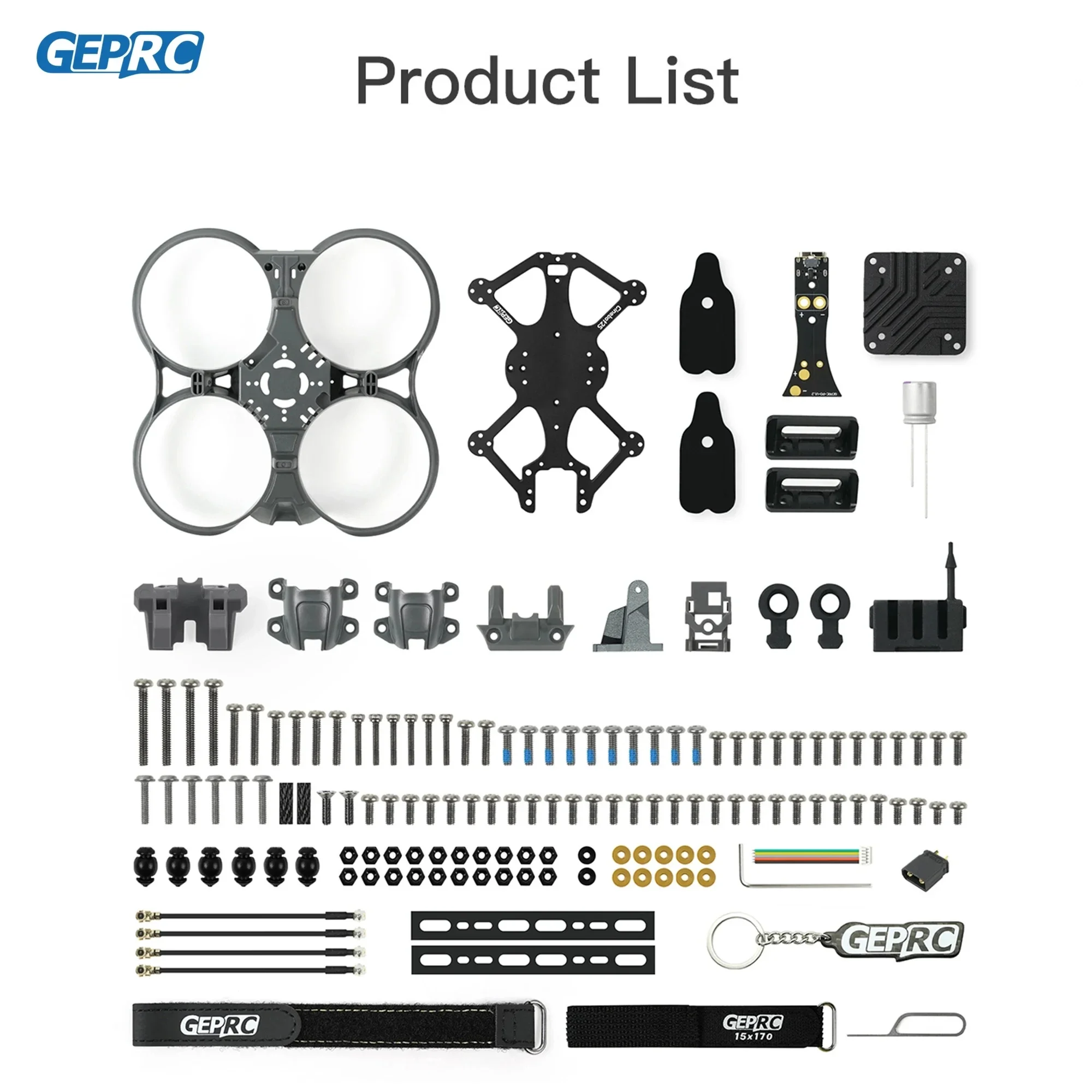 Geprc GEP-CT25 Frame Onderdelen Geschikt Cinebot 25 S 2.5 Inch Vervanging Reparatie Onderdeel Spuitgegoten Rc Diy Fpv Freestyle