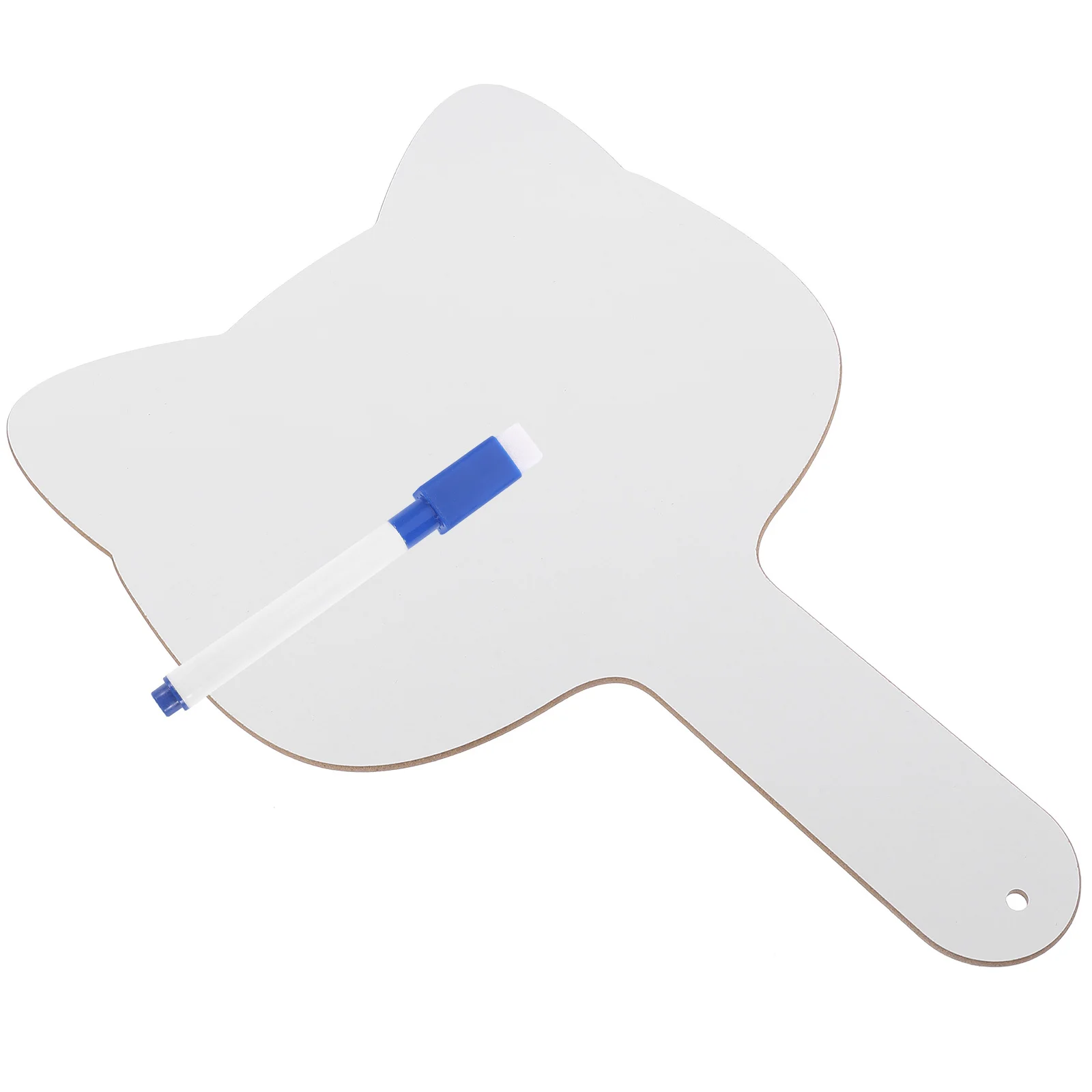 1 مجموعة لوح كتابة ABS الخشب الفصول الدراسية الجافة محو مجداف طالب التصويت استجابة المجلس المحمولة قابلة لإعادة الاستخدام #3