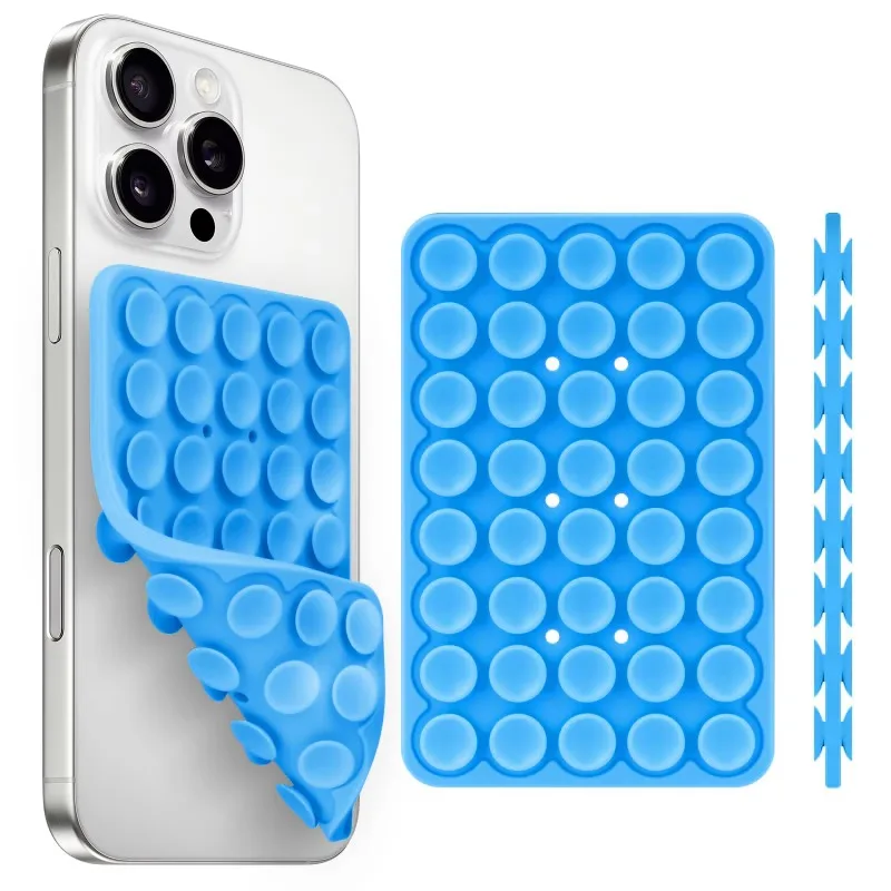 Silikon-Saugnapf-Handyhalterung Multifunktionale Rutschfeste Mobiltelefon-Halterung Doppelseitige Abnehmbare Gummi-Saugnapf-Pads