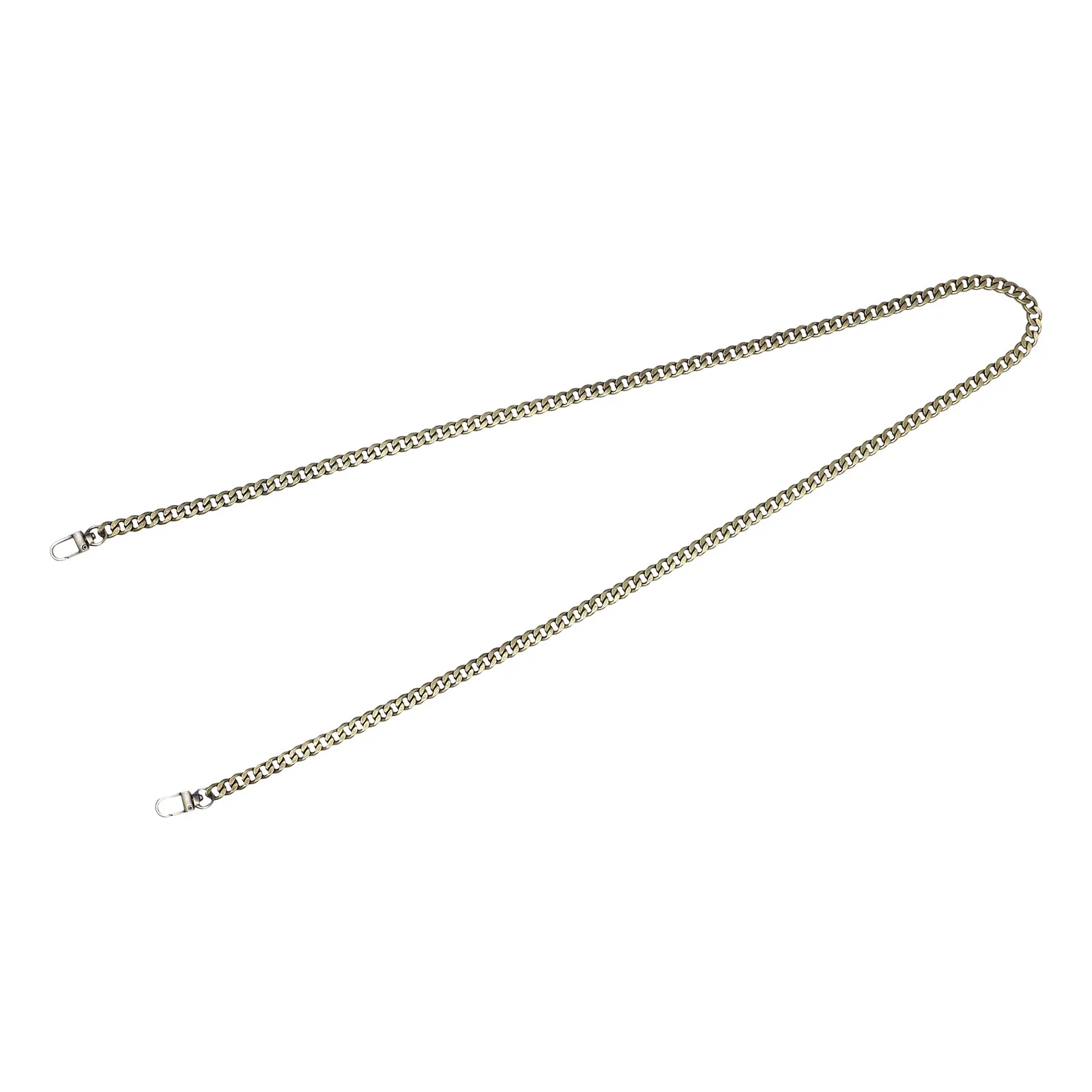 Handbag Chain Strap Replacement for Women Lightweight Metal Purse Handle with Buckles DIY Bag Accessory