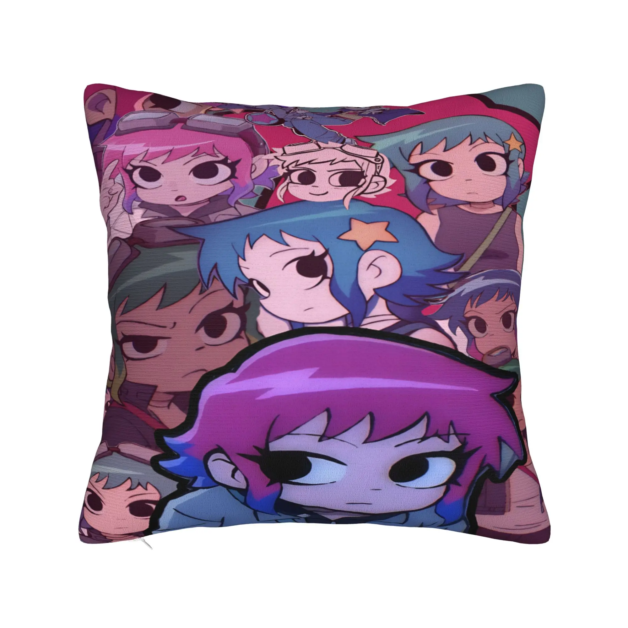 Sofa Decorations Scott Pilgrim vs. the World Pillowcases Stuff  Pillow Covers Square Multi Size