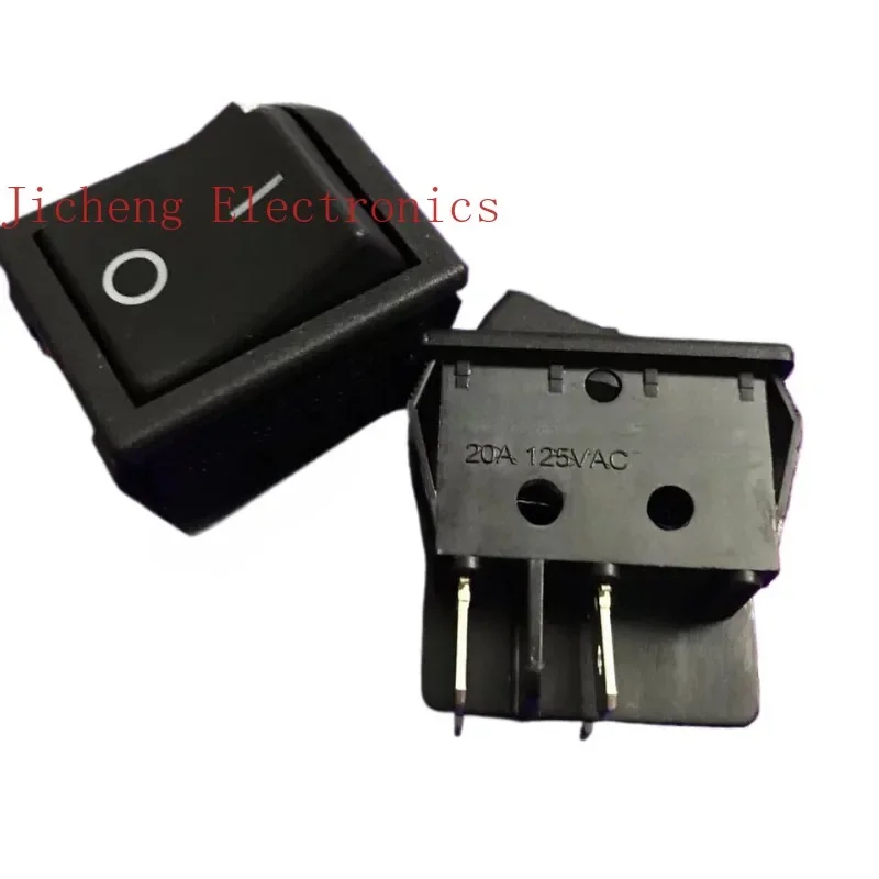 

10PCS Ship type switch, imported ship black 4-foot 2-speed rocker switch R-210-C5N-BB