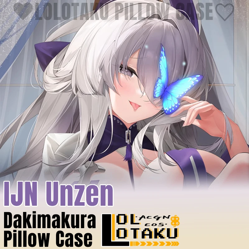 

Пикантная наволочка IJN Unzen Dakimakura с изображением игры «Лазурный луч», двусторонняя обнимающая подушка для всего тела, оригинальная наволочка для подушки, домашнее постельное белье, подарок