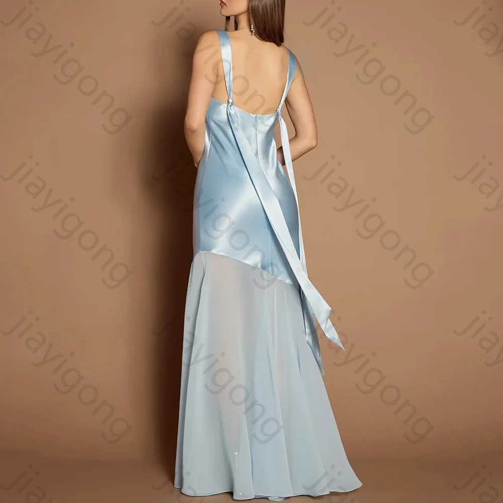 Sexy Sleeveless Backless Evening Dresses Elegant Pleat Celebrity Long Dress Exquisite High Quality Prom Party Gowns Customized