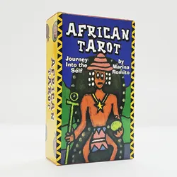 African Tarot Cards deck Fortune Telling Divination Oracle Family Leisure Game With PDF Guidebook board games