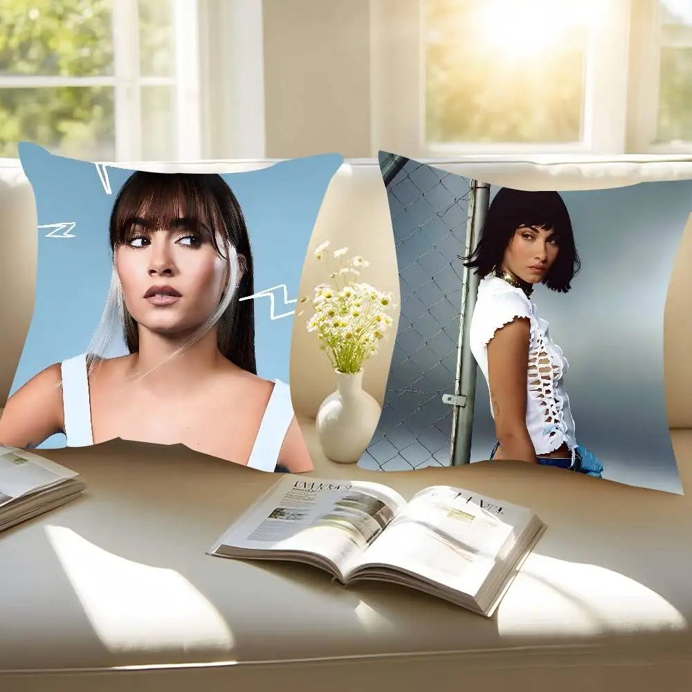 Aitana المغني غرزة محظوظ التنين وسادة غطاء أريكة غطاء الوسادة غرفة المنزل الديكور الأطفال هدية #2