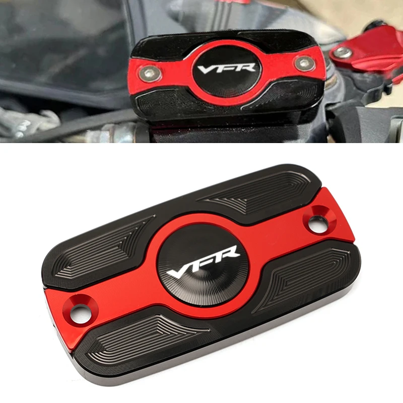 For HONDA VFR 800 VFR800 VFR800X VFR800F Crosstourer 2023 2024 CNC Front Brake Reservoir Fluid Tank Oil Cup Cover Motorcycle