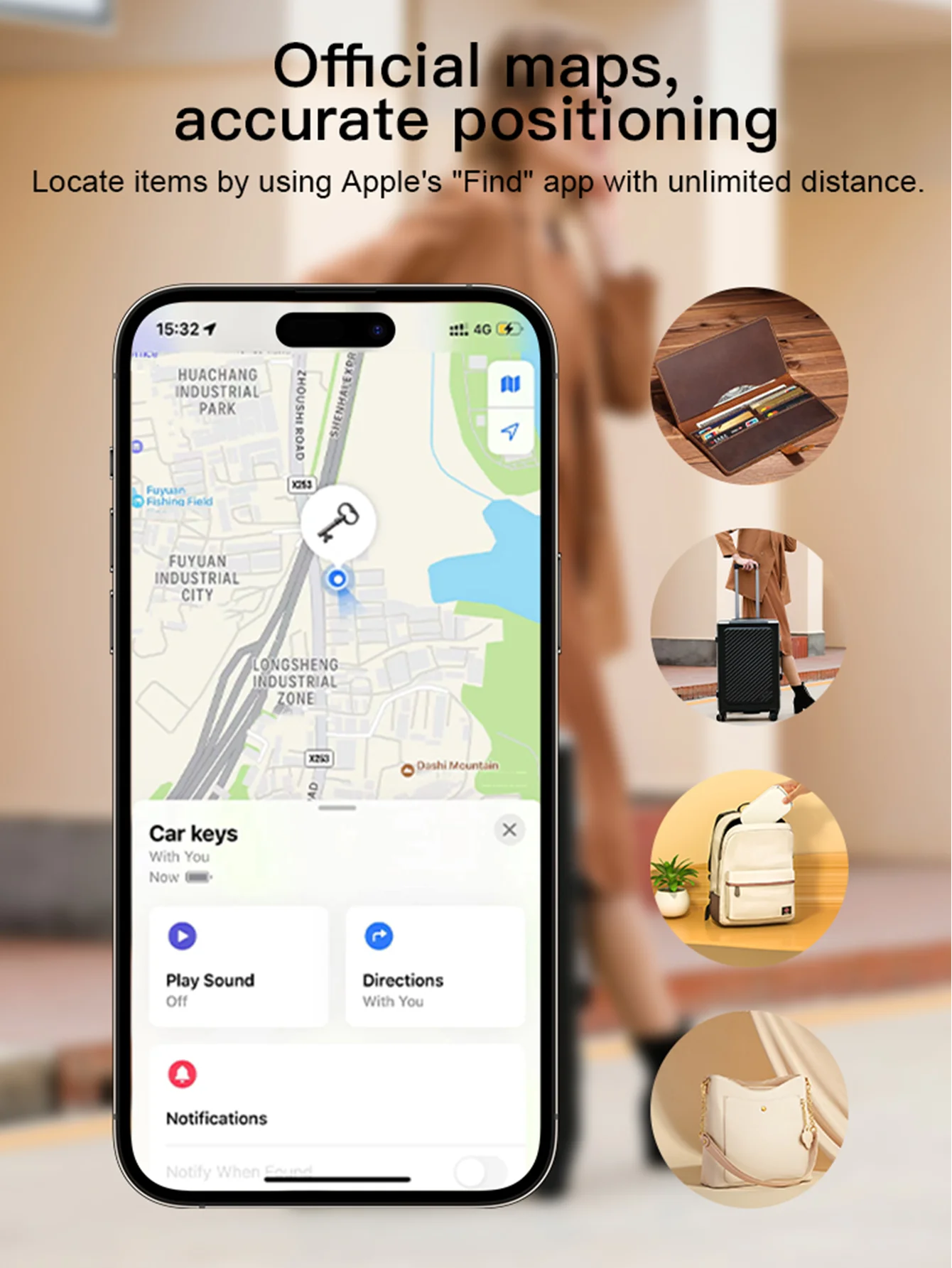 Smart Air Tag Card GPS Tracker, Carteira sem fio Tracking Card, Key Finder, Funciona com a Apple Encontrar, Meu Anti-Lost