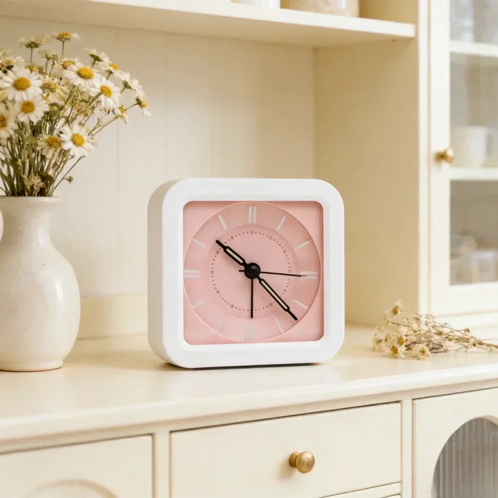 Retro Small Alarm Clock with Loud Volume Effective Wake Up Tool for Students Boys Desktop Clock for Bedroom and Study Room