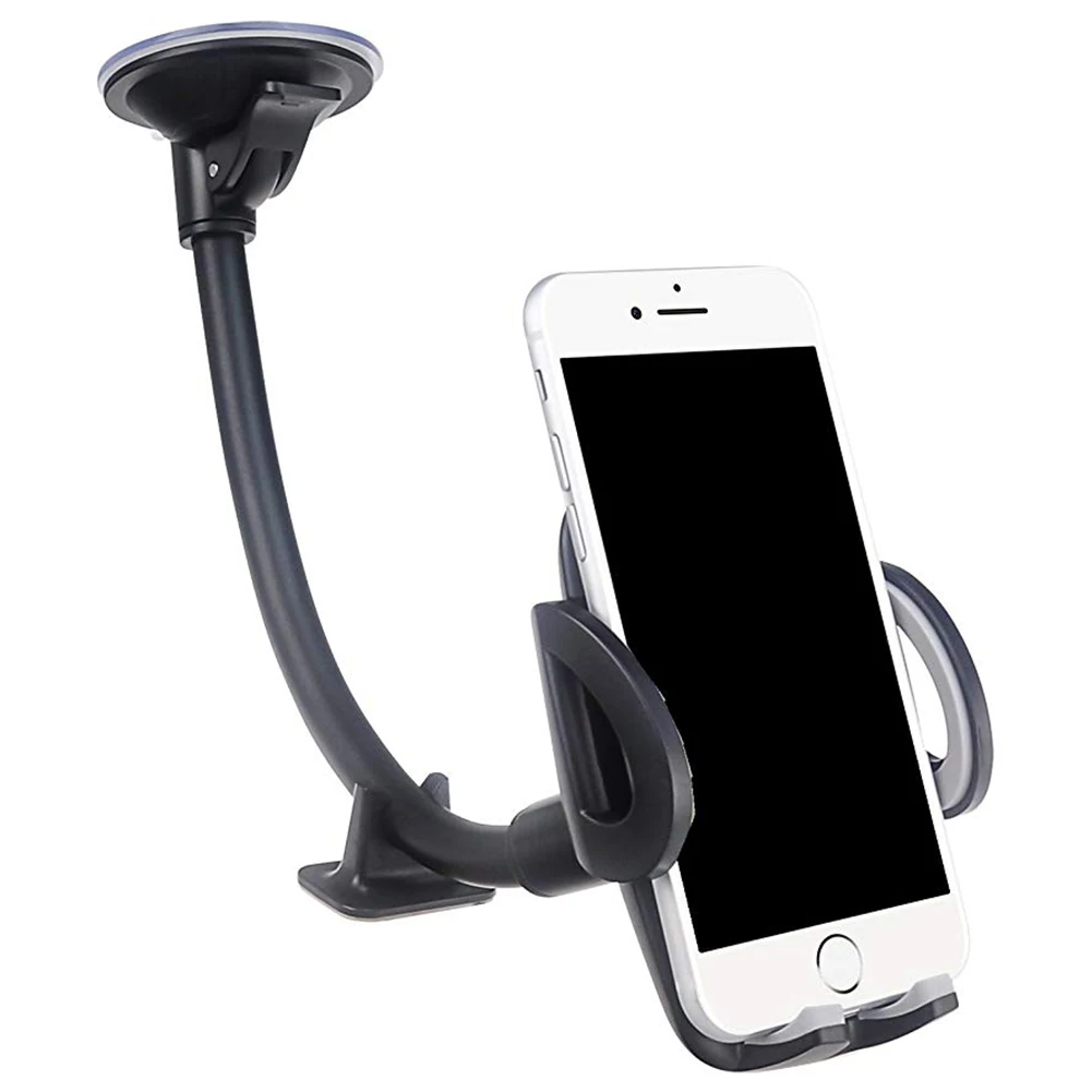 Long Arm Suction Car Holder + Adjustable Arm Cradle Mount Compatible with Iphone X/Xs/Xs Max/Xr/8/8+/Lg G6/G7/V35 Thinq/