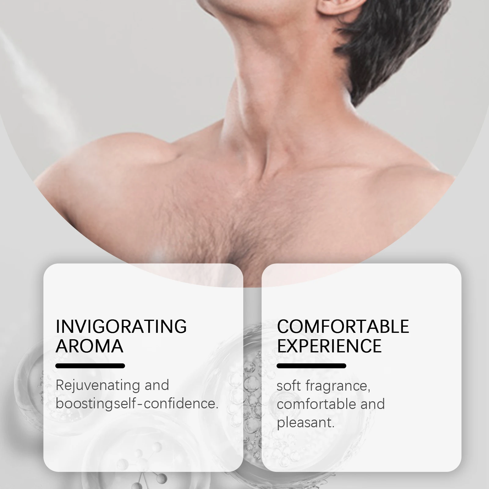 Energizing Men's Body Spray with Citrus, Rose&Mint Extracts-Natural Refreshing Mist for All-Day Freshness,Confidence&Odor Contrl