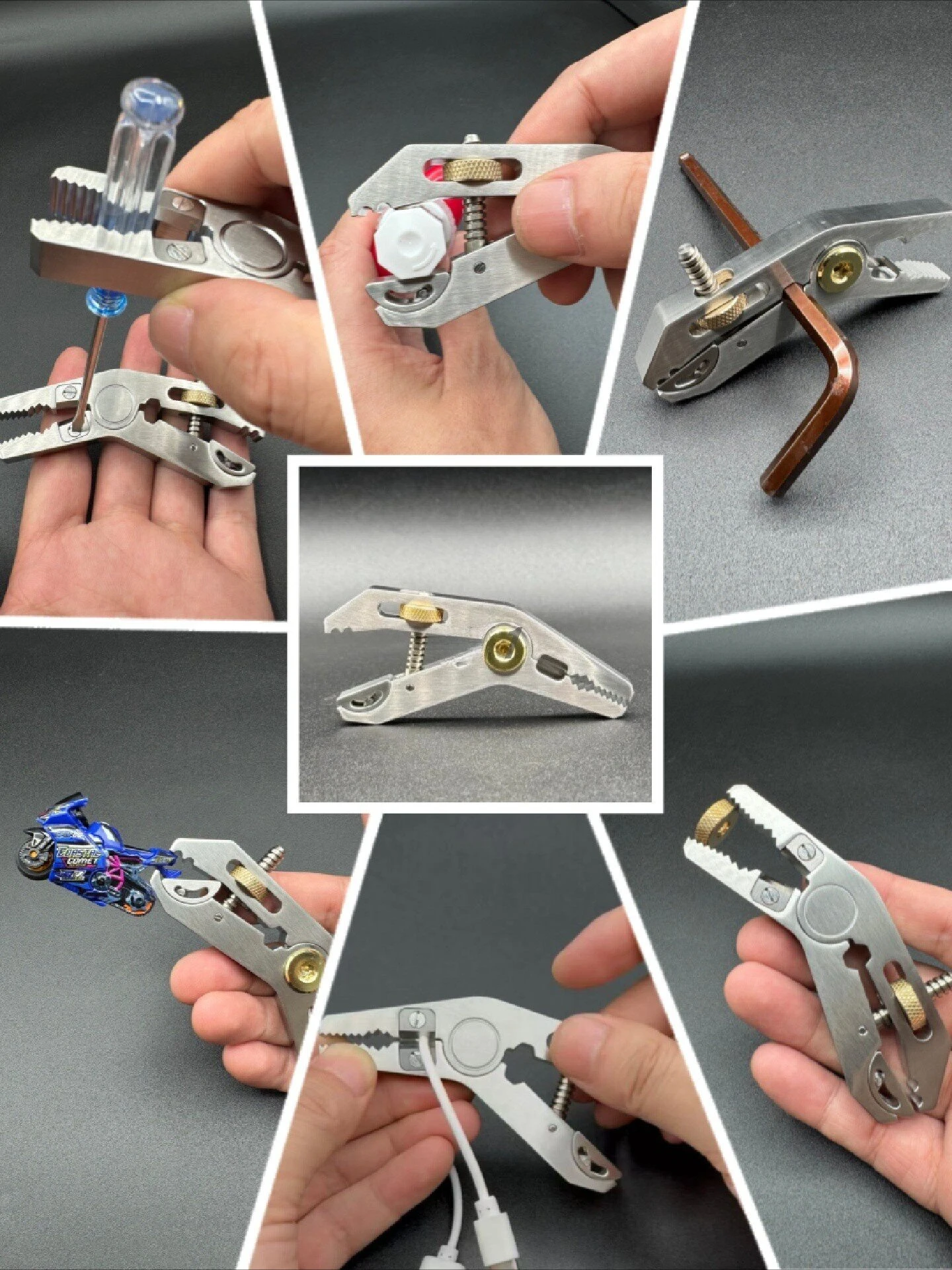 Tool Steel EDC Pocket Mini Precision Gripping Tool