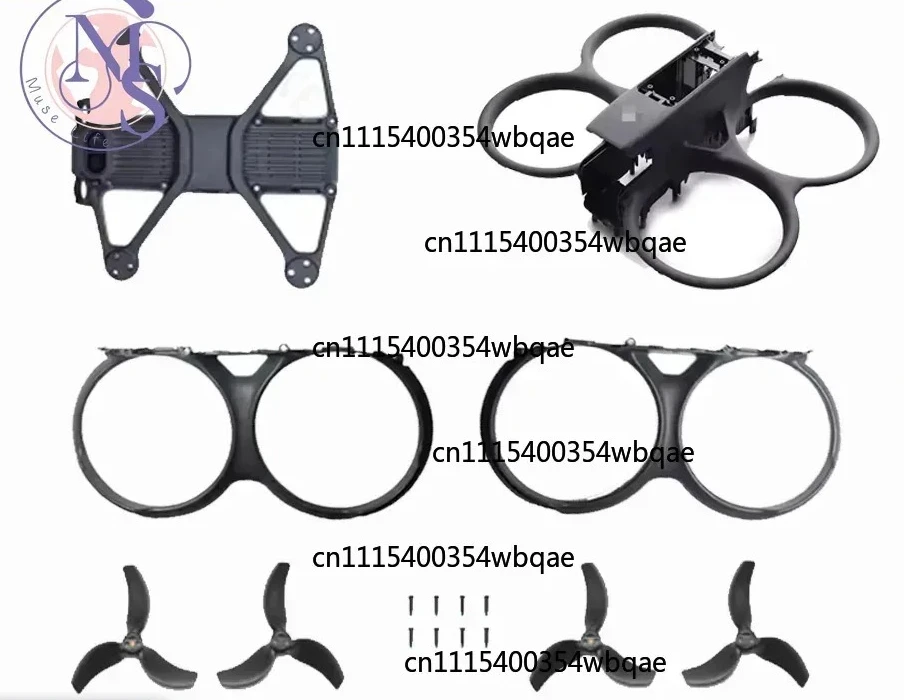 ZOCI-FOR-Drone Body Shell Upper Bottom Frame With Lens Gimbal Protector Front Cover Fit Avata 2 Repair Replacement Part