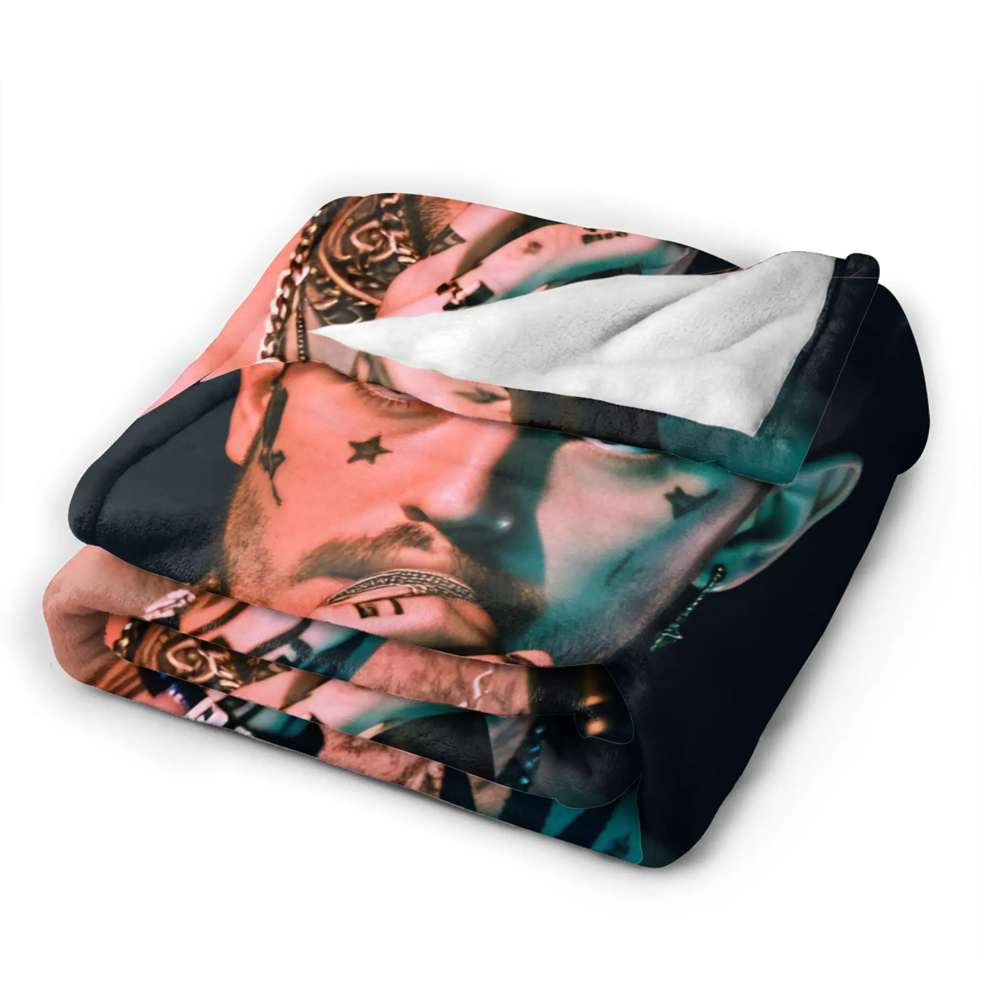 حار المغني بطانية مطبوعة ليل اللمحة التخييم الفانيلا الفراش يلقي ل الأريكة السرير الدافئة لينة مخصصة جودة المفرش هدية