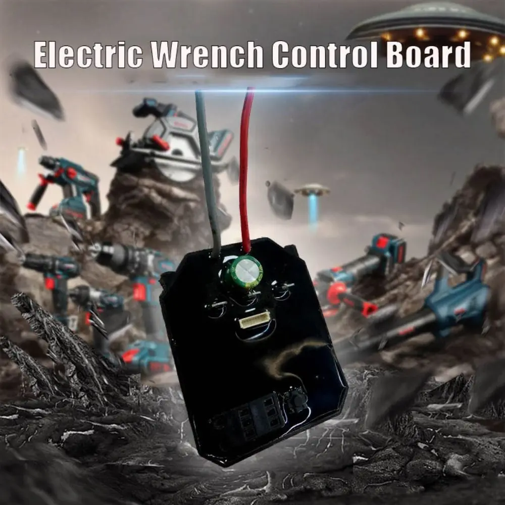 

50A Electric Wrench Controller Board Brushless Lithium Aluminum Shell Speed Switch Power Tool Controller Motherboard Accessories