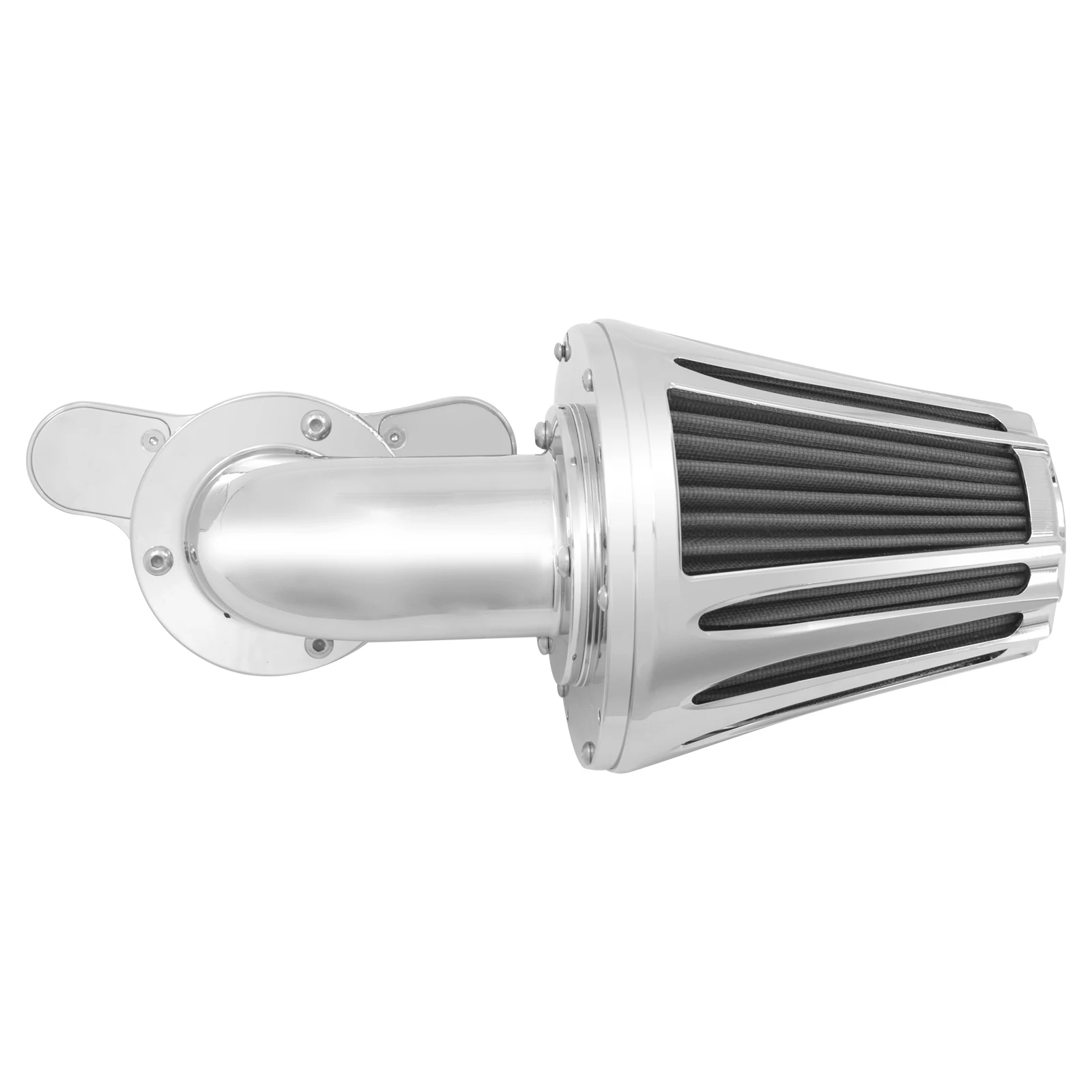 

STLF Motorcycle CNC Air Cleaner Chrome Filter for Touring Softail Dyna Sportster XL 883 1200 Electra Road Glide FXDLS