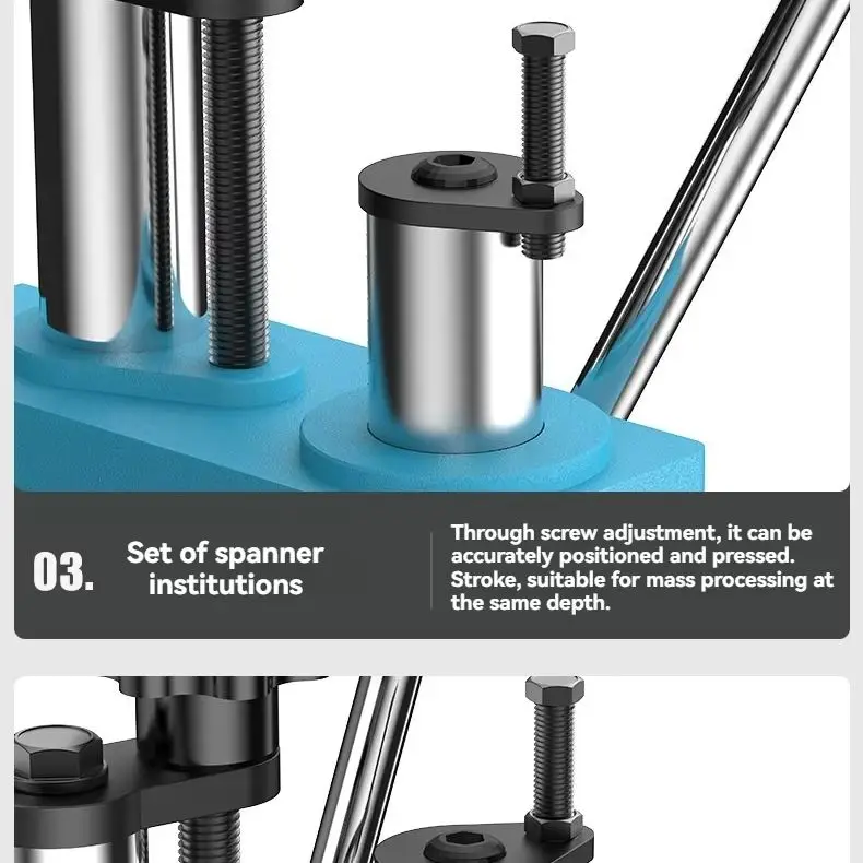 High Precision Manual Press Machine Desktop Ultra-efficient Spring Type Lever Type Industrial  Precision Manual Press Machine