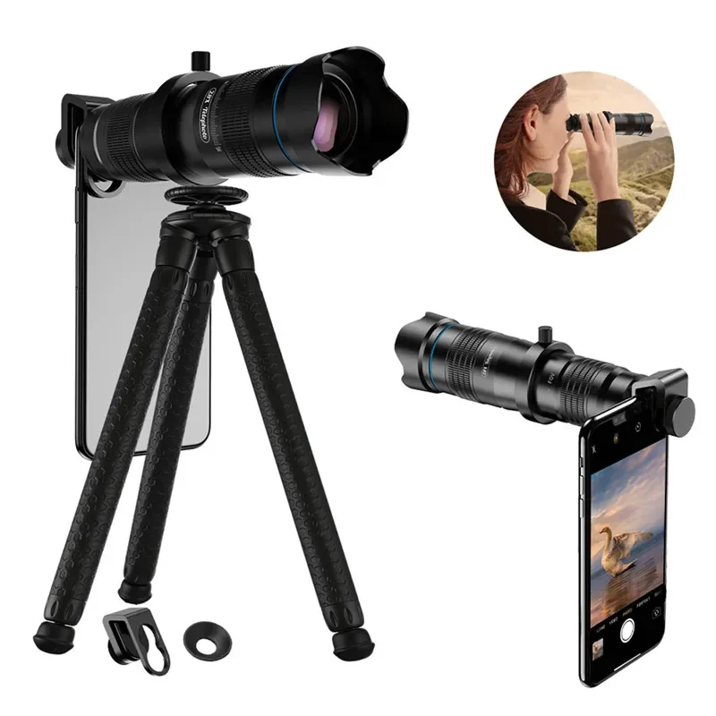 Best Optical Zoom High Quality 60X Super Monocular Telescope Zoom Camera Telephoto Cell Phone Lens