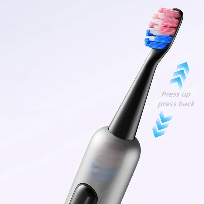 Automatic telescopic portable electric toothbrush adult male and female couples new smart gift set